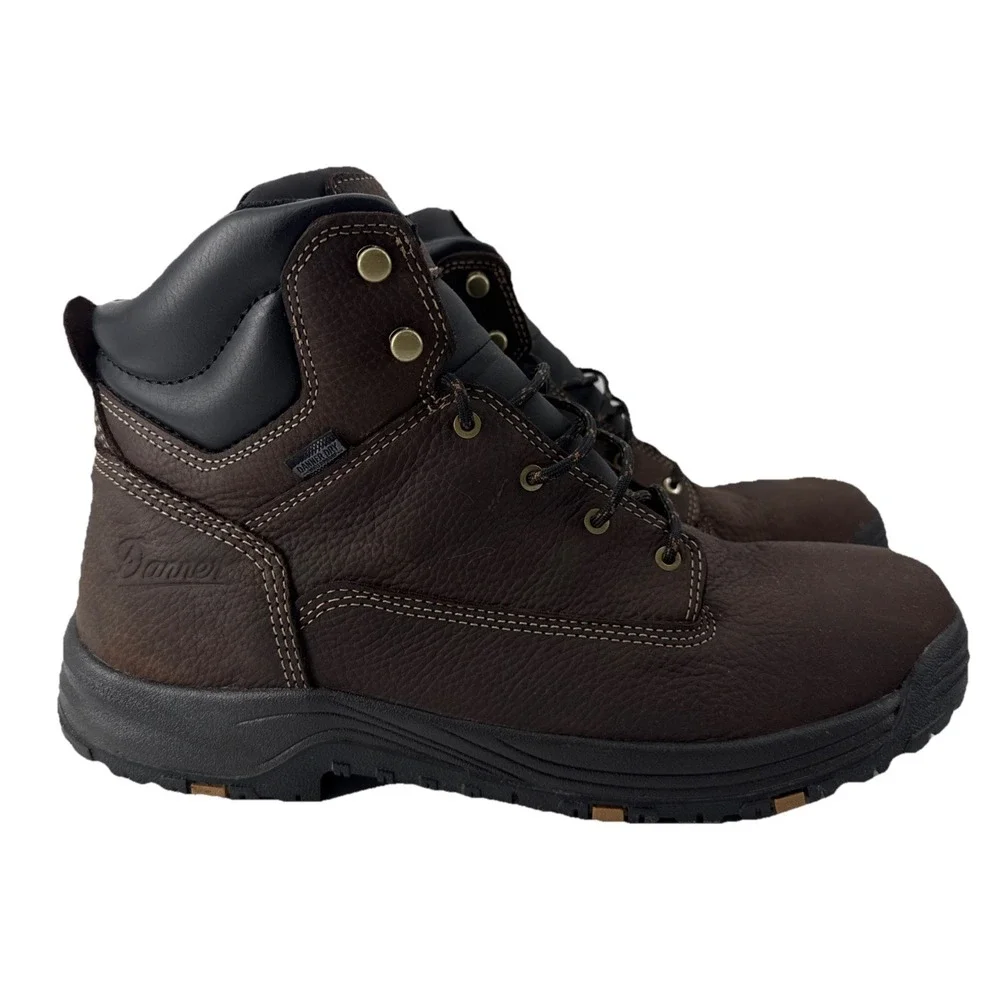 Danner Caliper Boots Mens 13 Brown Leather Waterproof Work Soft Toe EH